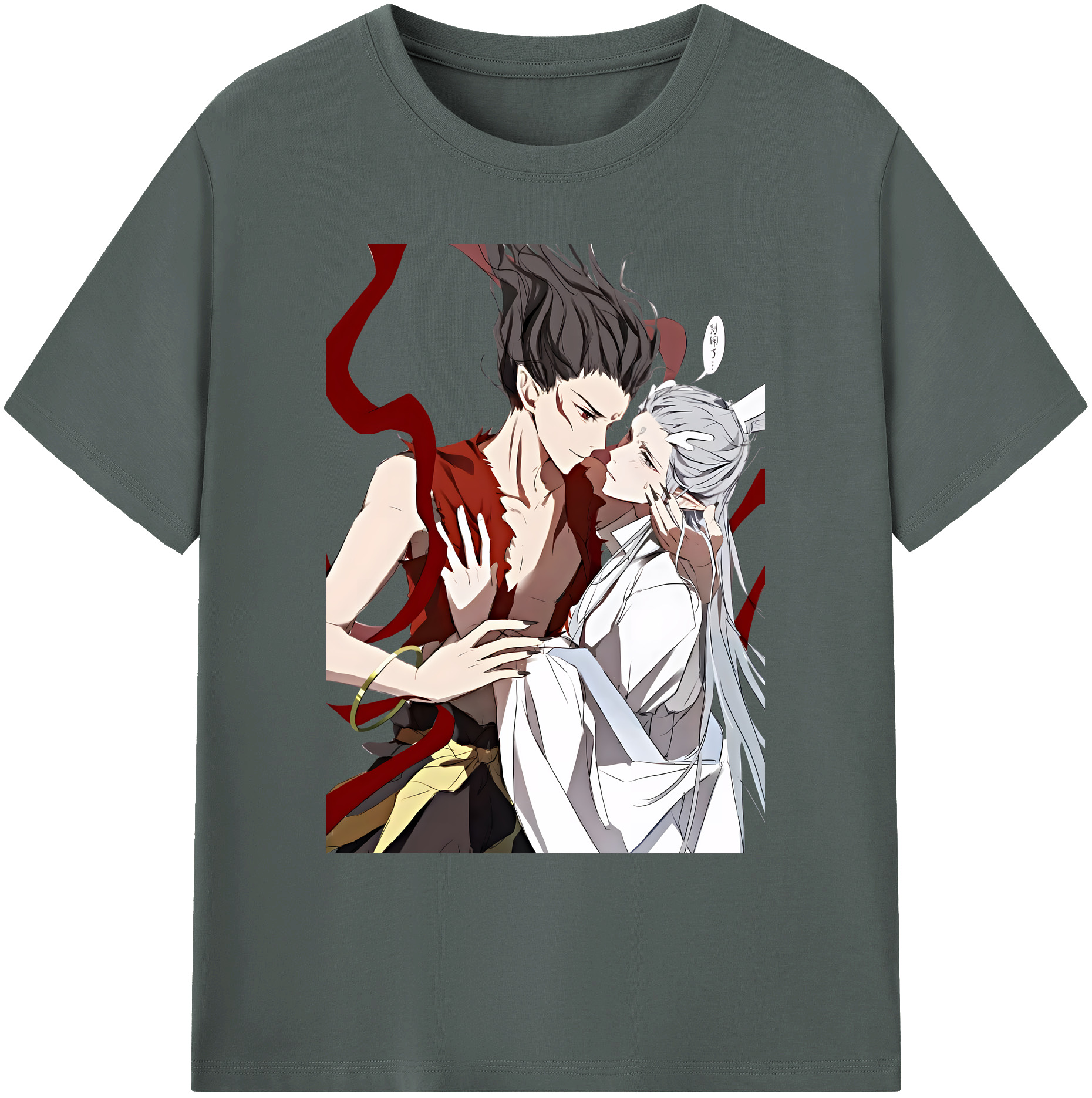 （画像用） Ne Zha 2 ナタ 魔童の大暴れ 綿100％ メンズ半袖Tシャツ｜肌触りやわらか＆通気性